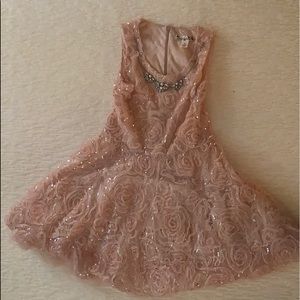 A pink stunning dress